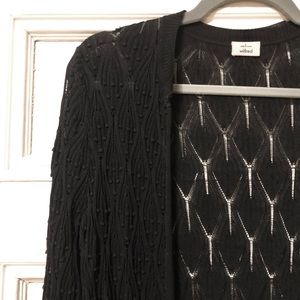 Black Wilfred Lace Cardigan